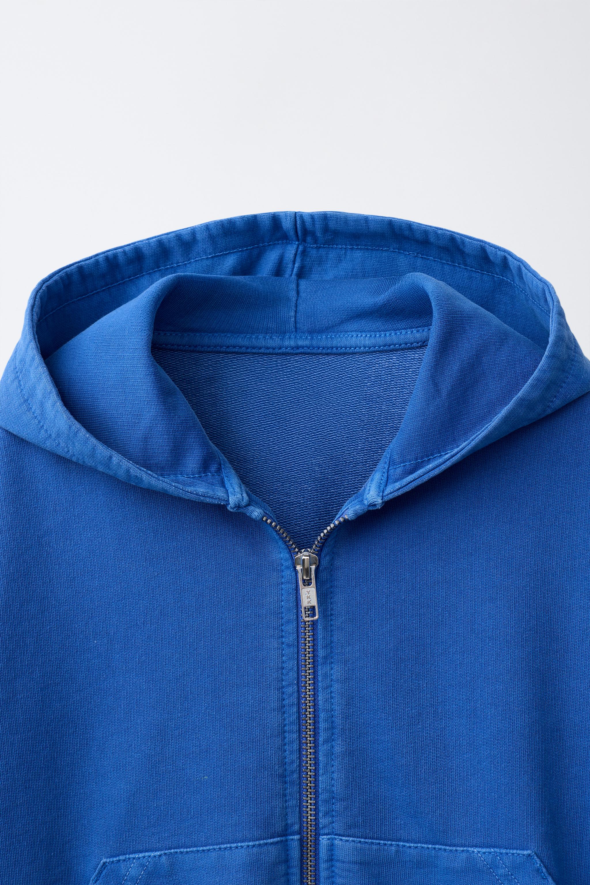 SWEAT EN MOLLETON ZIPPÉ